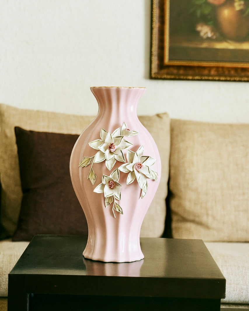 Blossom Reverie Ceramic Vase Set