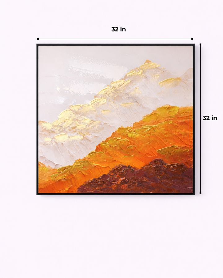 Sunlit Horizon Canvas Wall Art