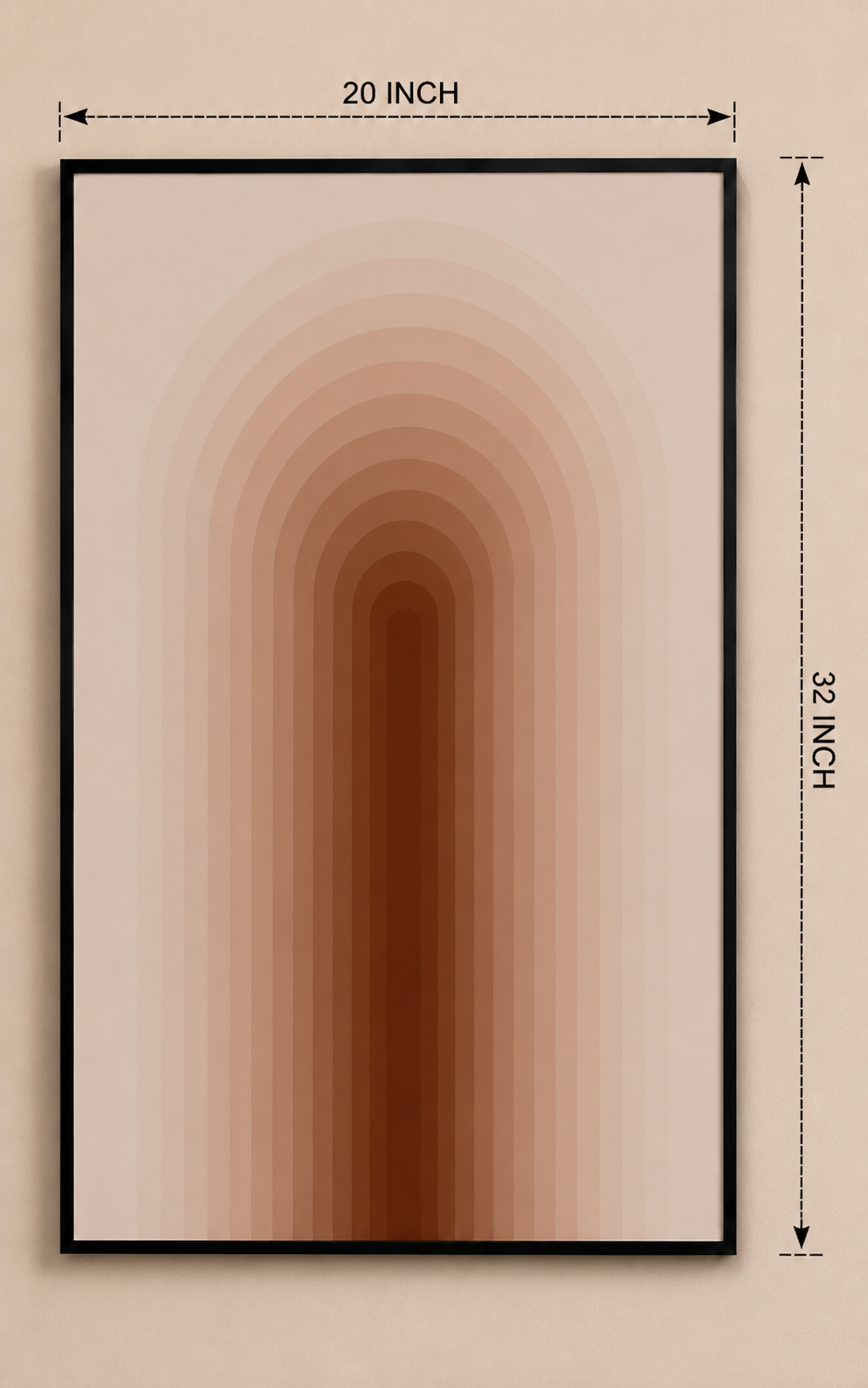 Terracotta Passage Wall Art