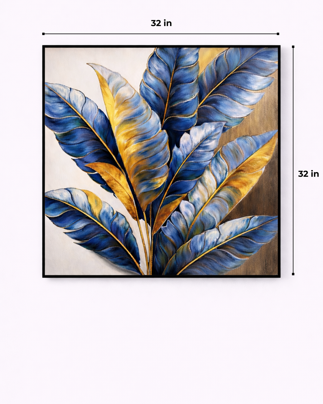Feathers Of Paradise Canvas Wall Art