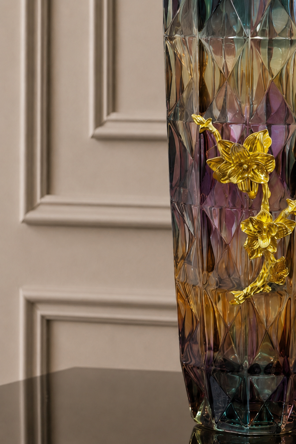 Prism Bloom Crystal Vase
