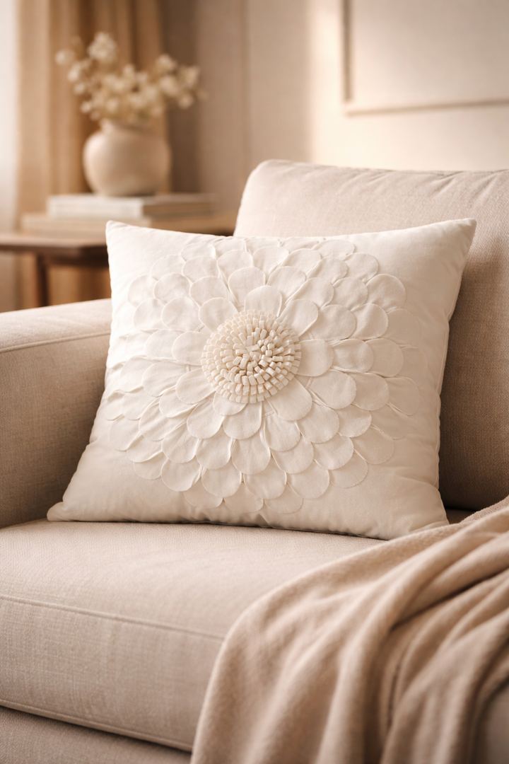 Petalia Bloom Velvet Cushion Cover
