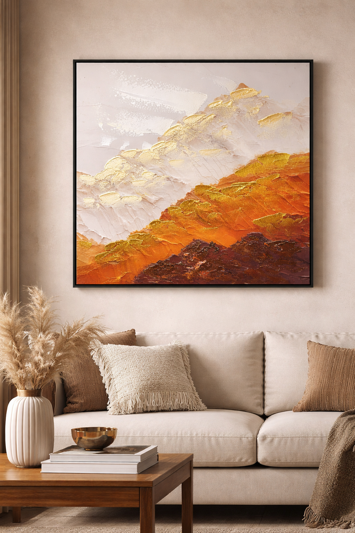 Sunlit Horizon Canvas Wall Art