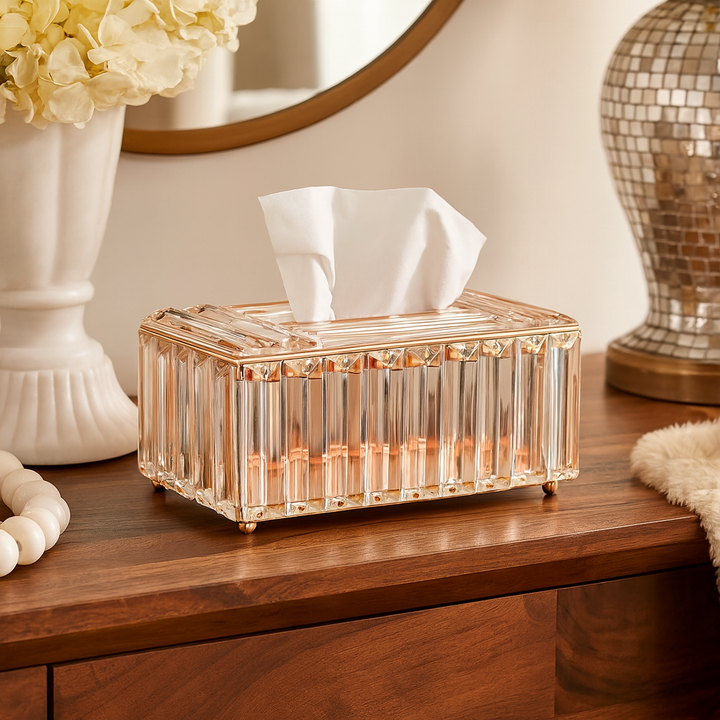 Velora Crystal Tissue Box