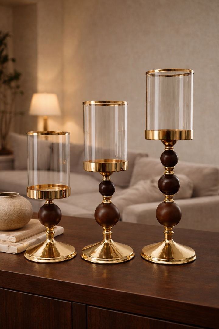Solis Ember Candle Holder Set