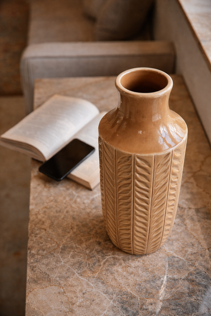 Leafline Elegance Vase