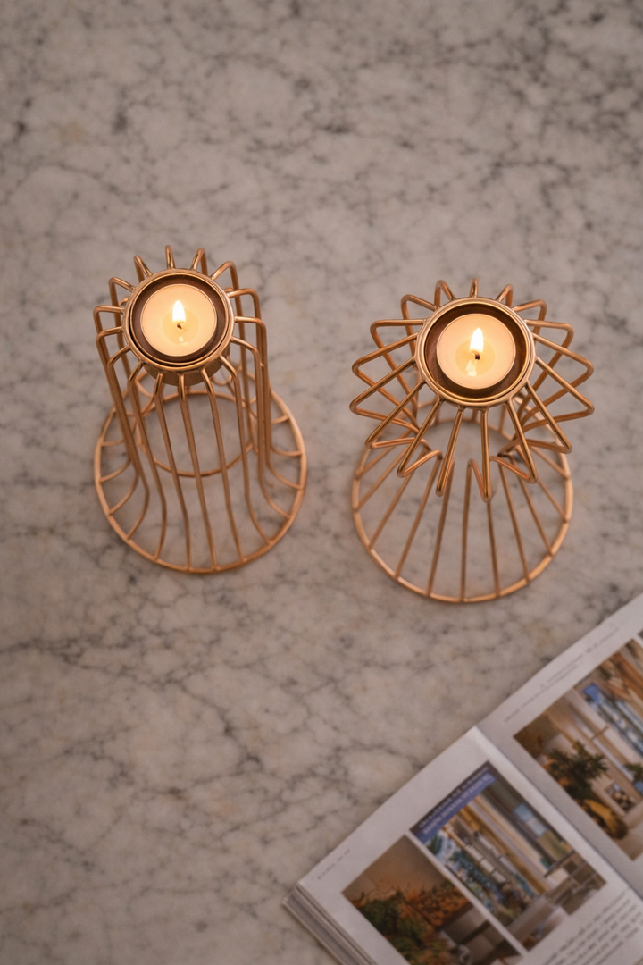 Luminara Wire Candle Holders