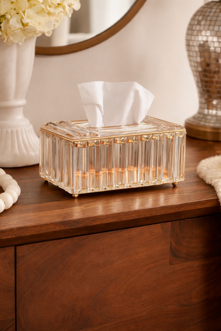 Velora Crystal Tissue Box
