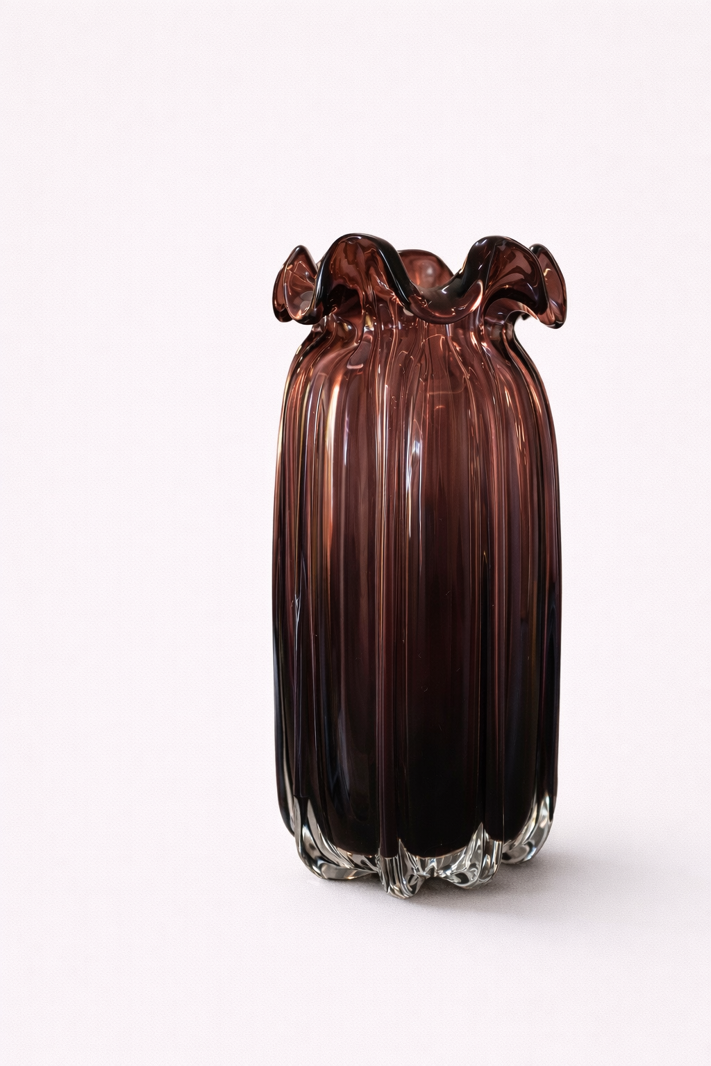 Amberwave Art Glass Vase