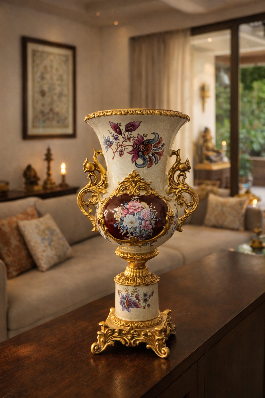 Majestic Florentine Vase