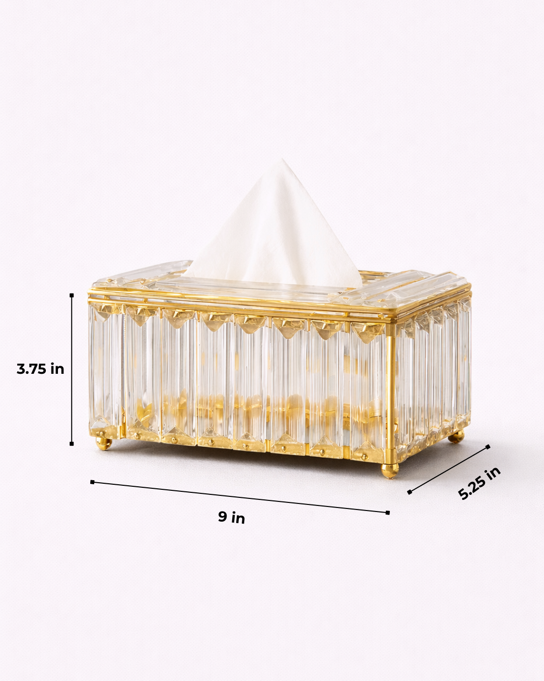 Velora Crystal Tissue Box