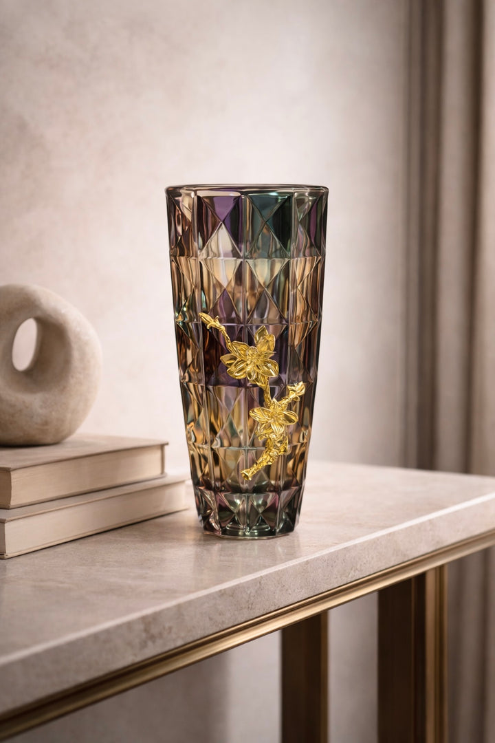Prism Bloom Crystal Vase