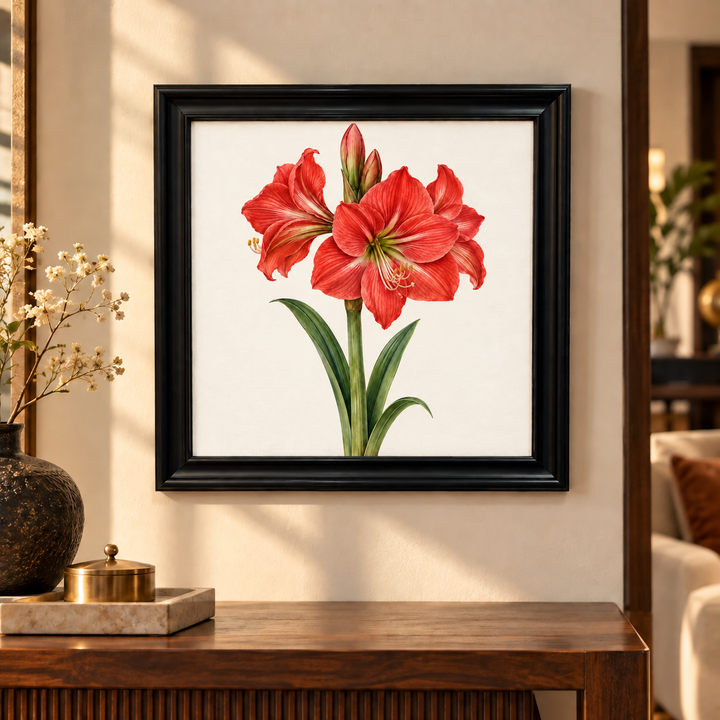 Amaryllis Bloom Wall Art