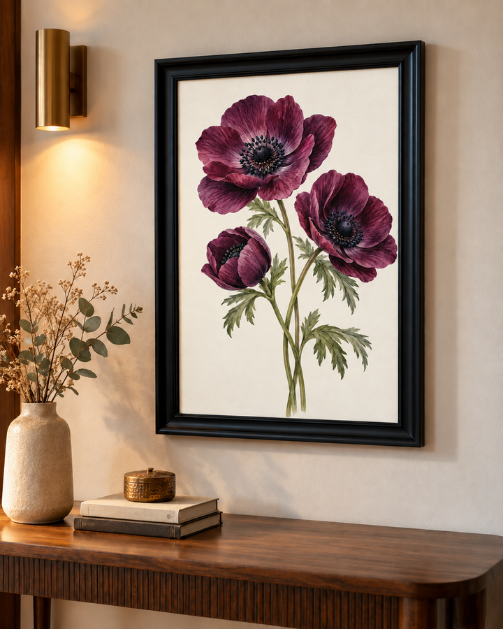Anemone Trio Wall Art