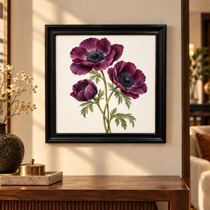 Anemone Trio Wall Art