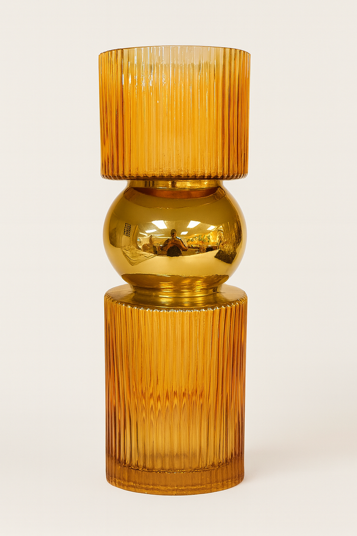 Eclisse Dual-Tone Glass Vase