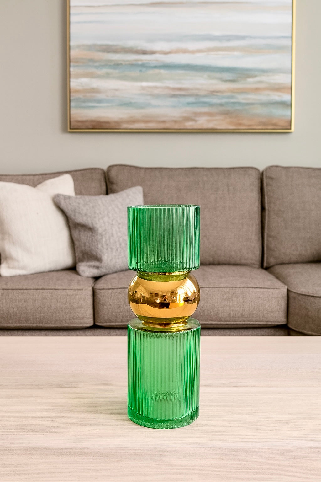 Eclisse Dual-Tone Glass Vase