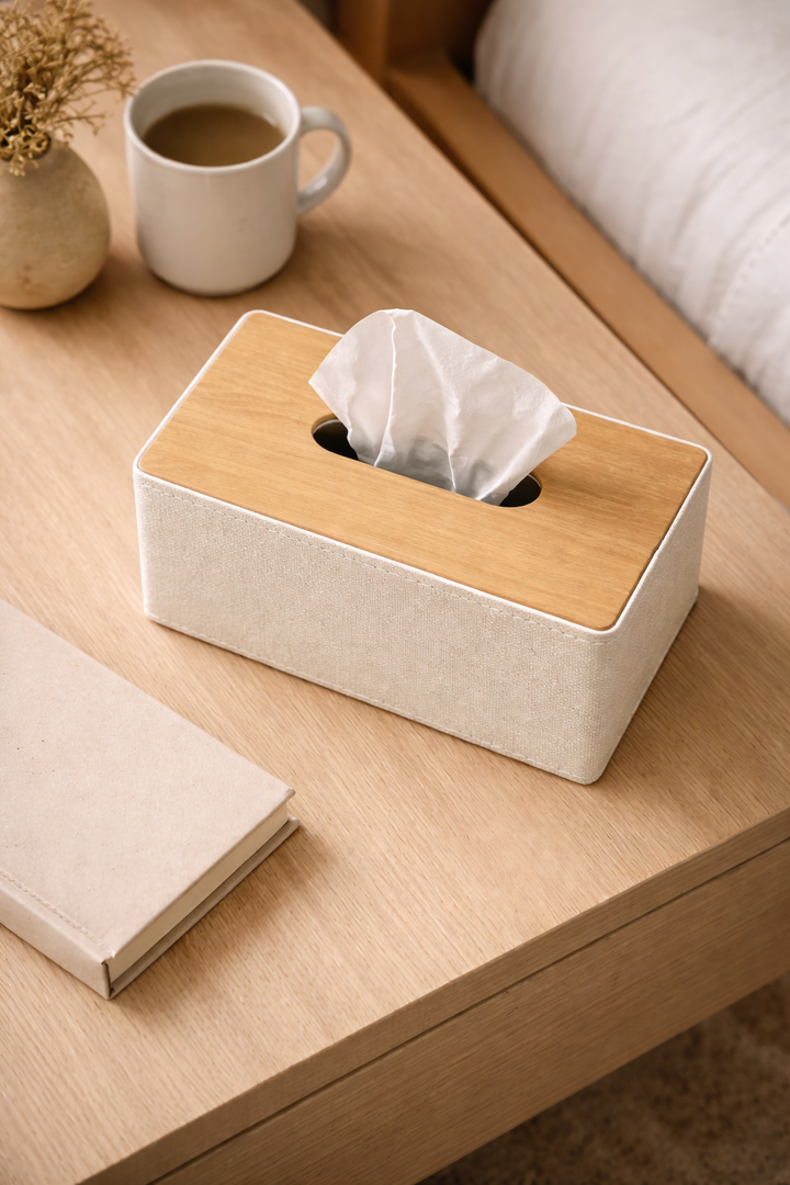 Lunara Leather Tissue Holder