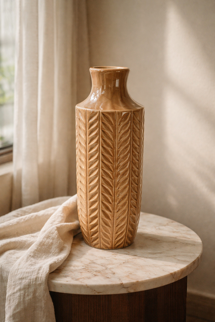 Leafline Elegance Vase