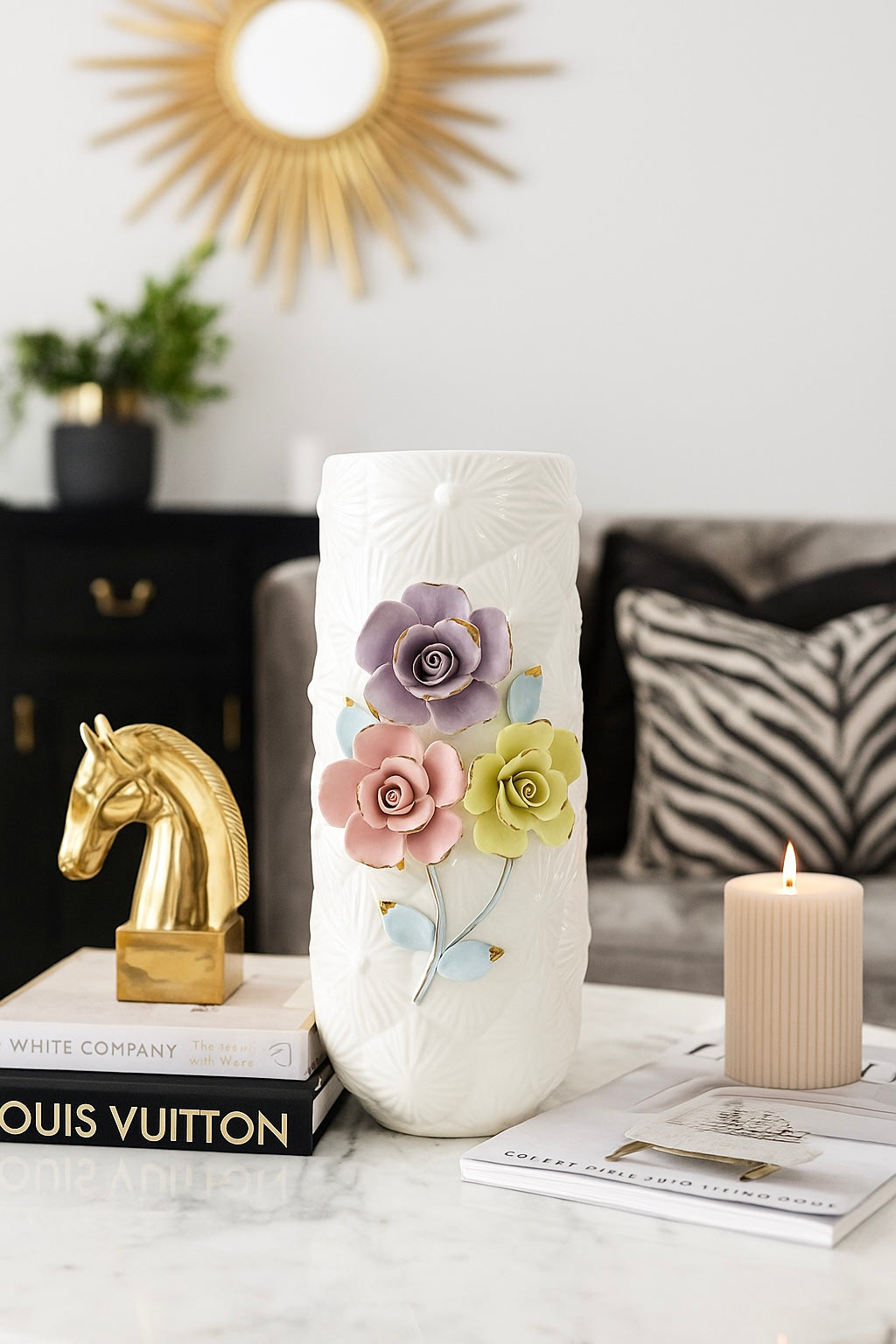Fleur Amora Ceramic Vase
