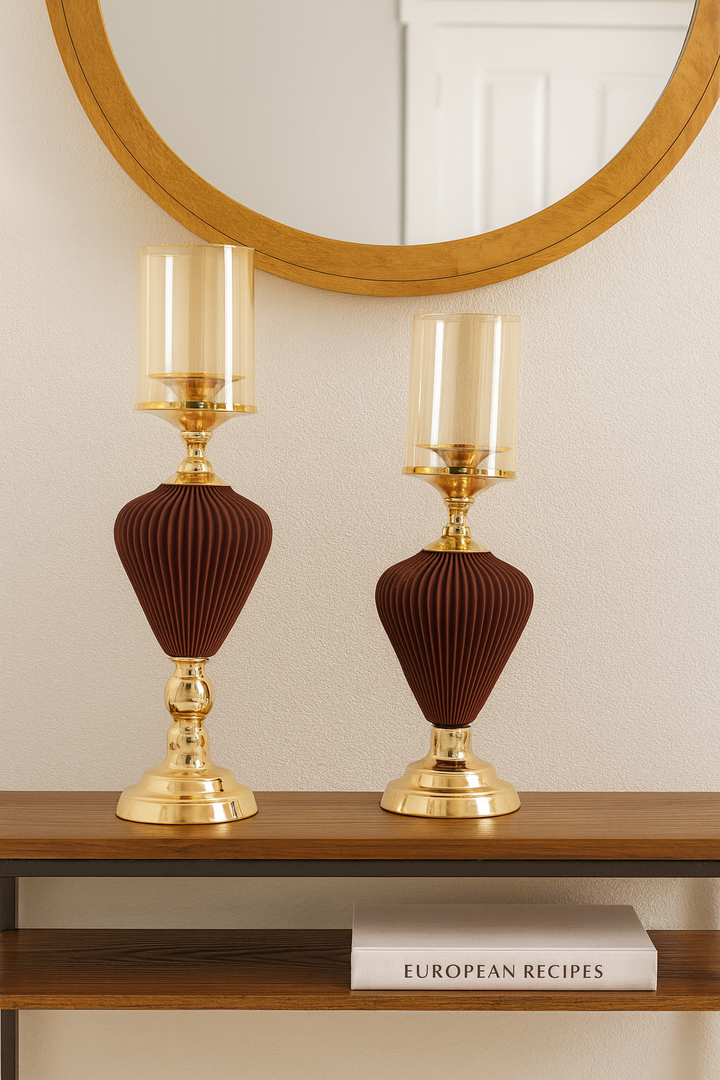 Eclat Aura Candle Holder Set