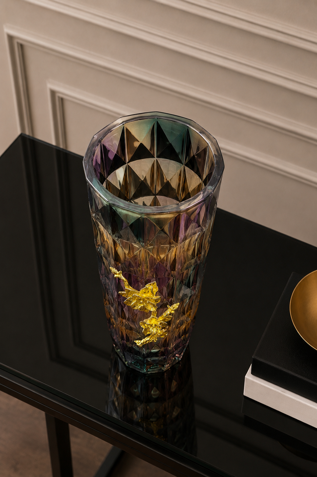 Prism Bloom Crystal Vase