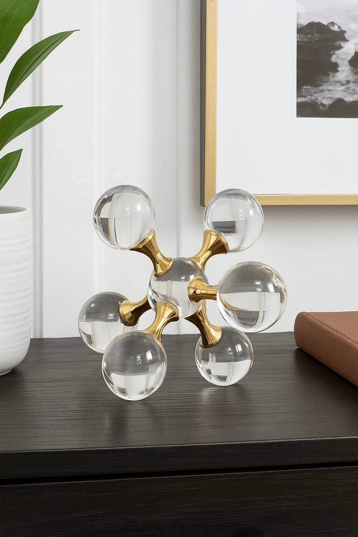 Nexus Crystal Orb Sculpture