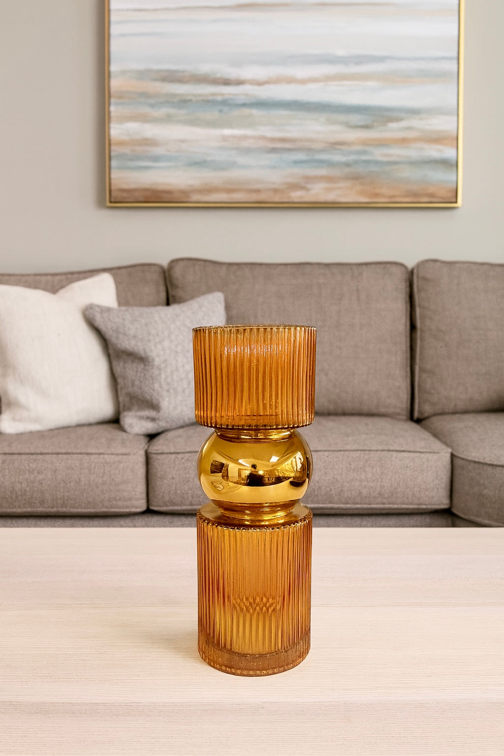 Eclisse Dual-Tone Glass Vase