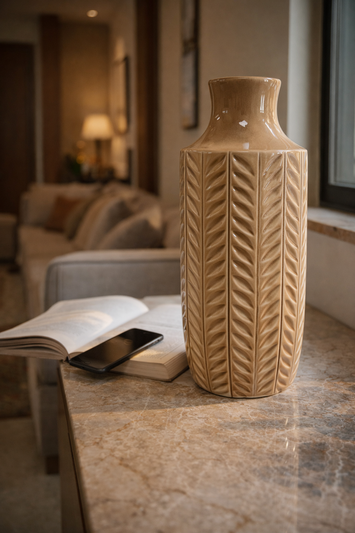 Leafline Elegance Vase