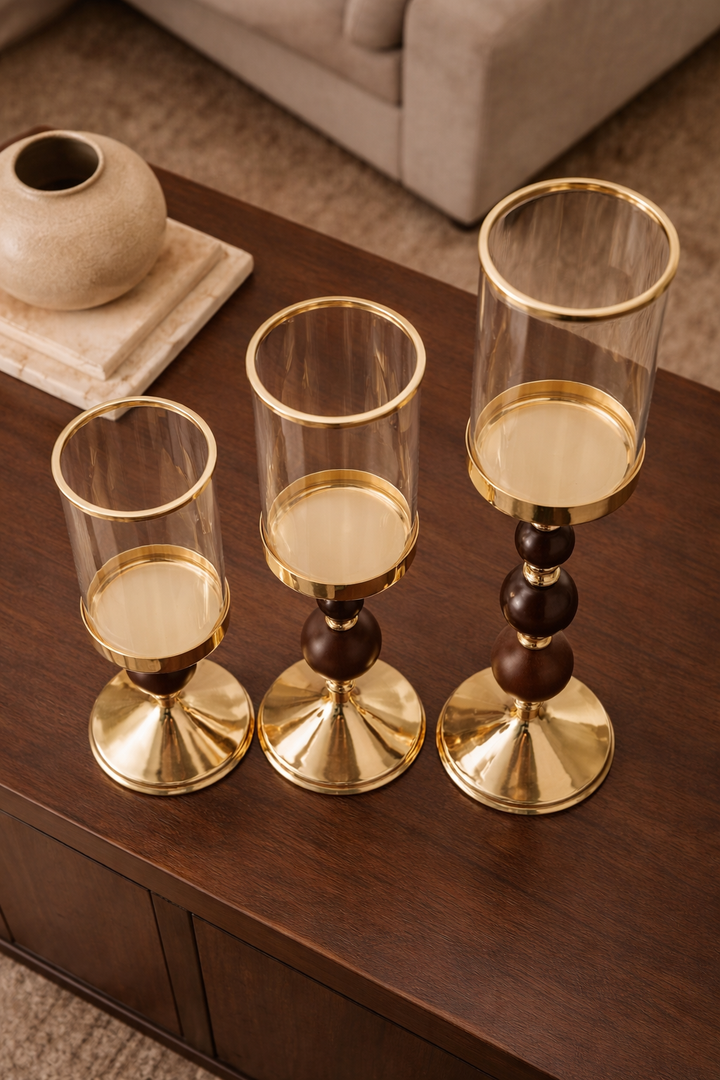 Solis Ember Candle Holder Set