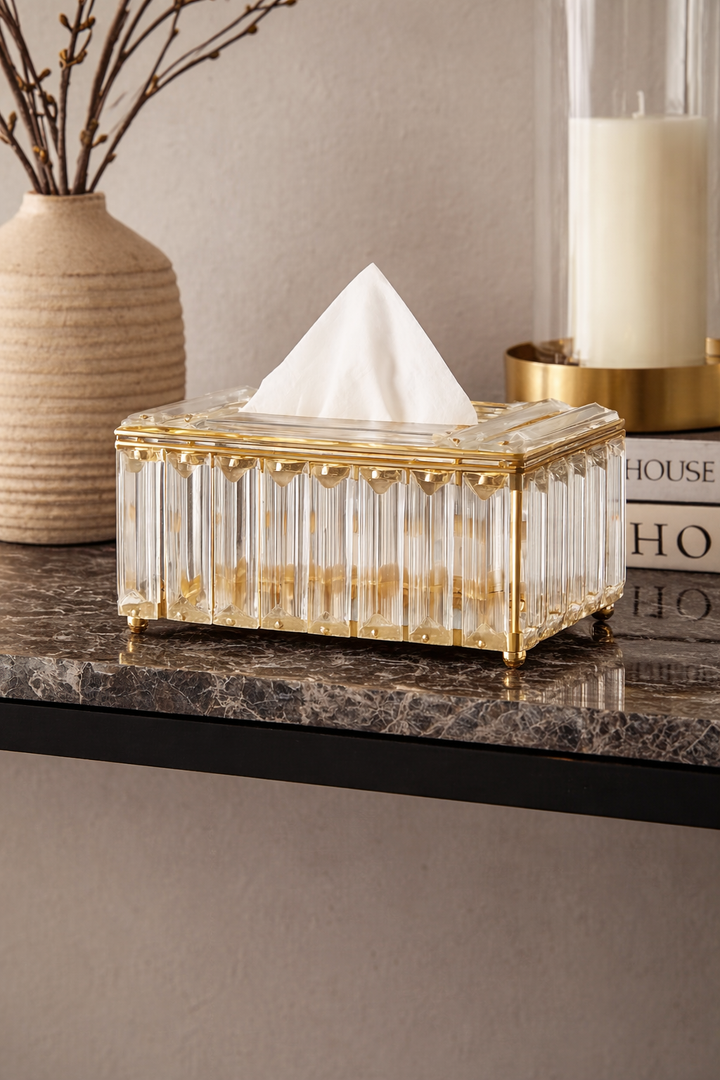 Velora Crystal Tissue Box