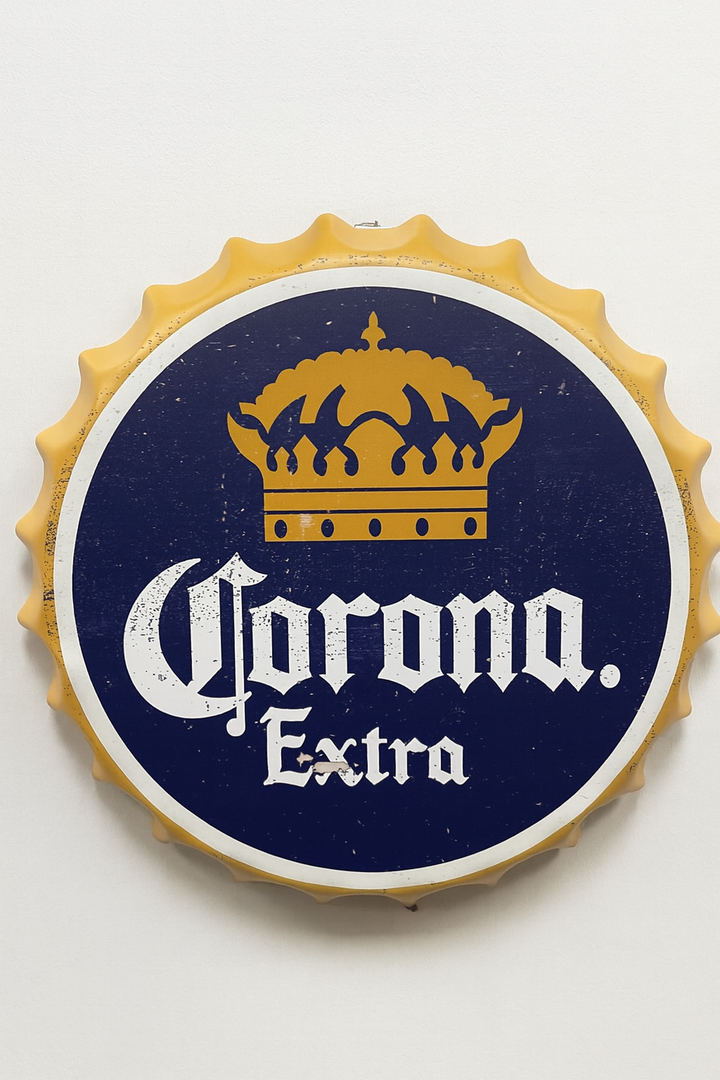 Corona Extra Metal Bottle Cap Wall Decor