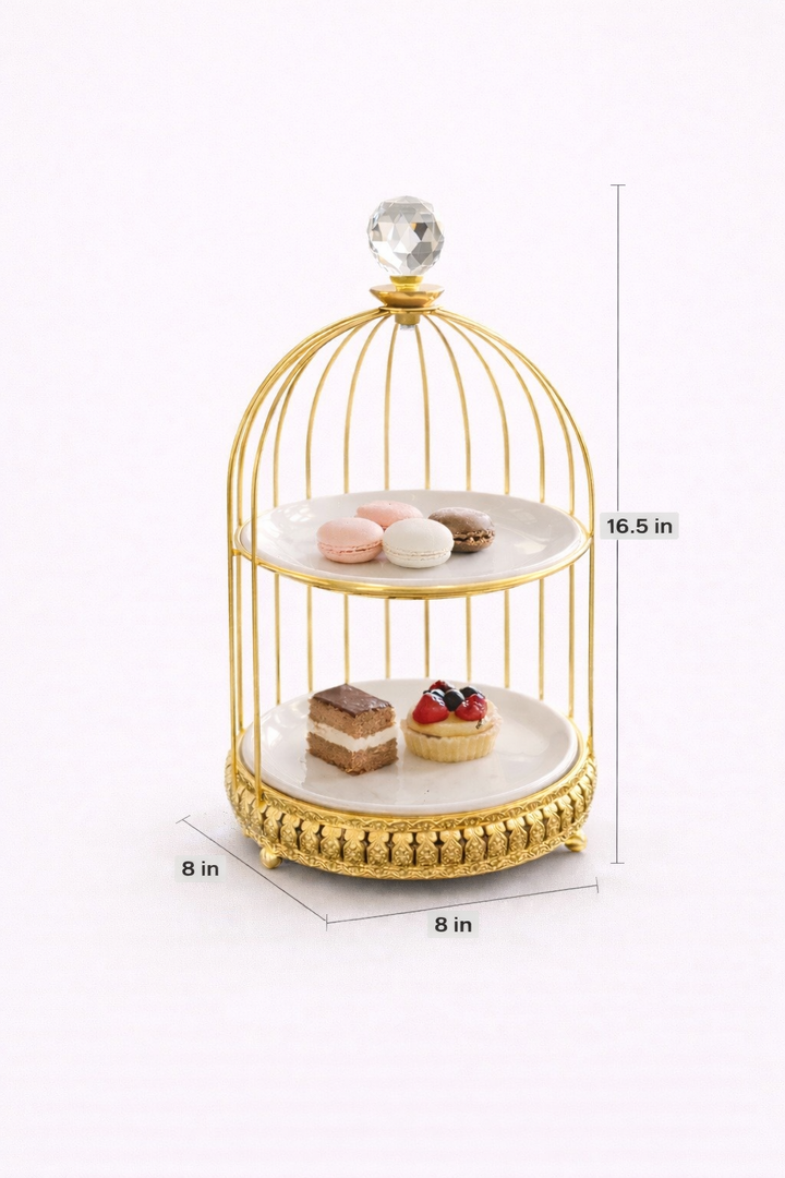 Imperial Delight Serving Stand - Round Two Tier