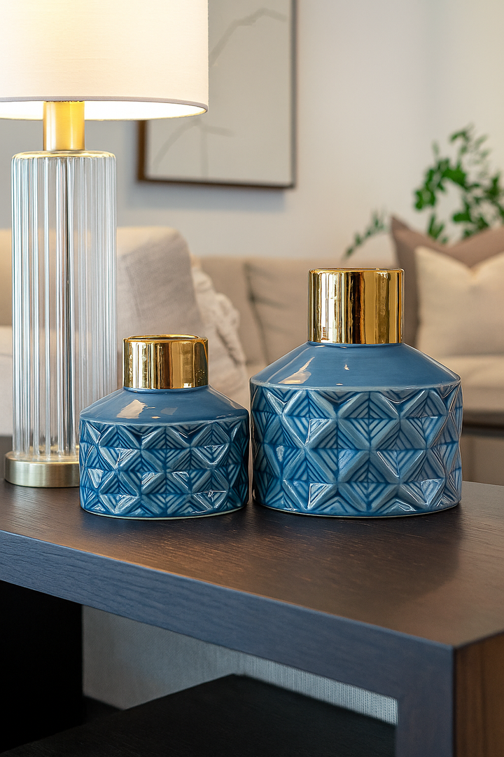 Blue Haven Vase Set