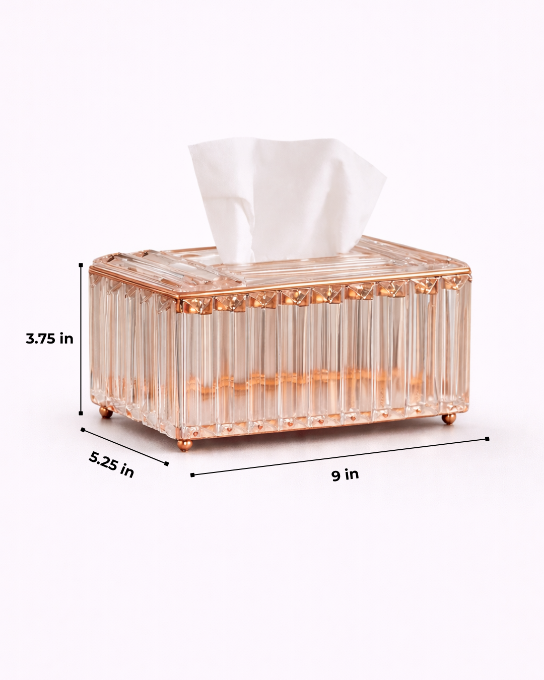 Velora Crystal Tissue Box
