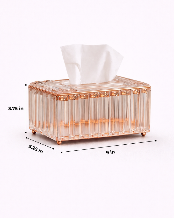 Velora Crystal Tissue Box