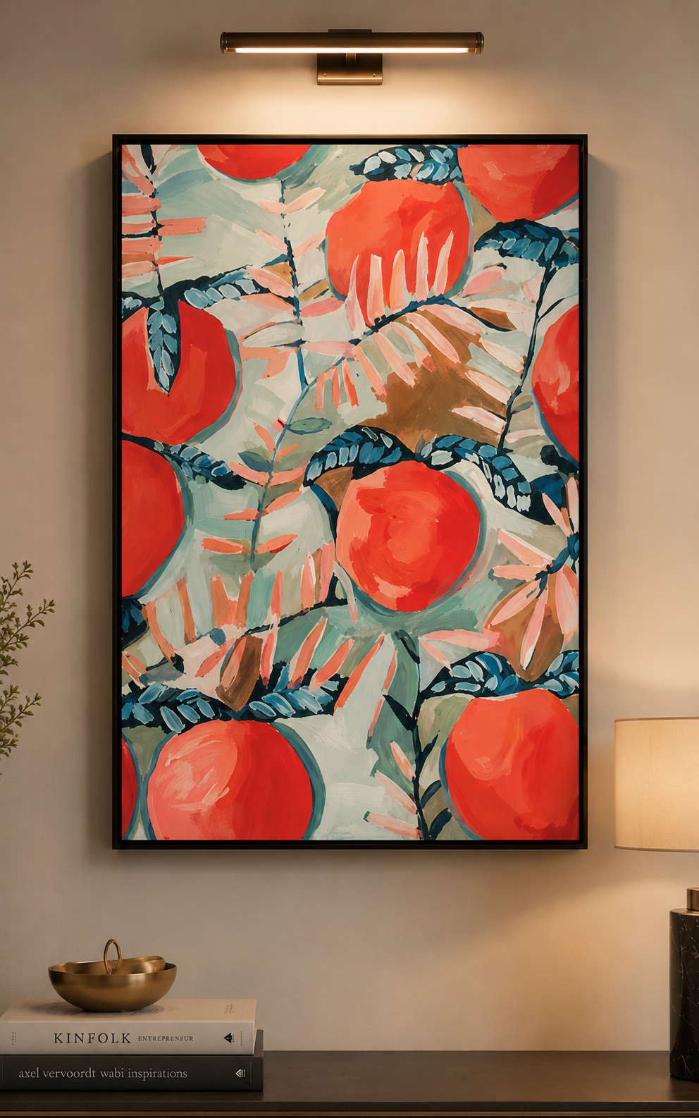 Pomegranate Grove Wall Art