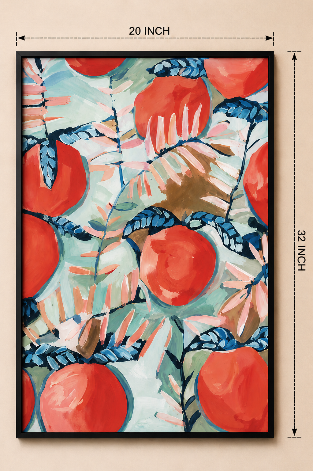 Pomegranate Grove Wall Art