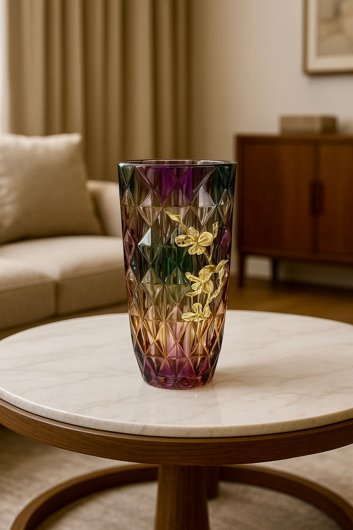 Prism Bloom Crystal Vase