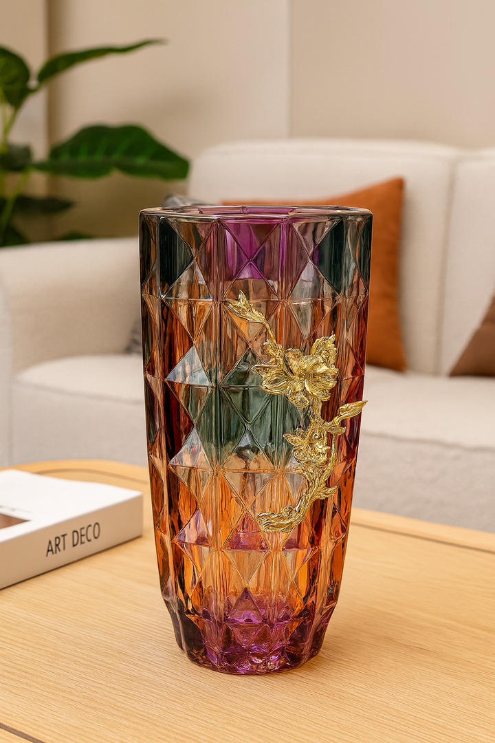 Prism Bloom Crystal Vase