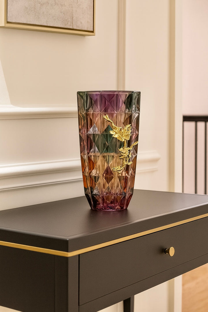 Prism Bloom Crystal Vase