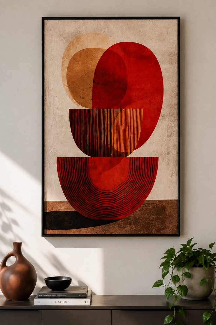 Terracotta Balance Wall Art