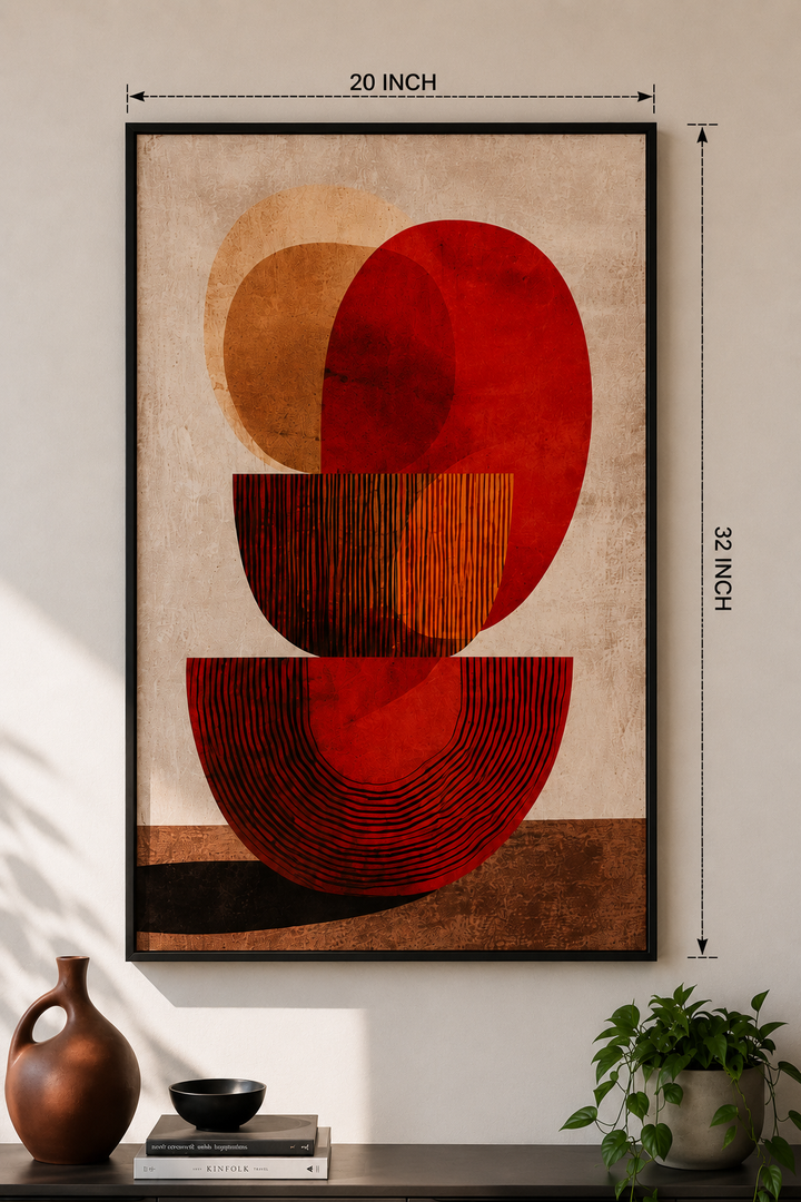 Terracotta Balance Wall Art