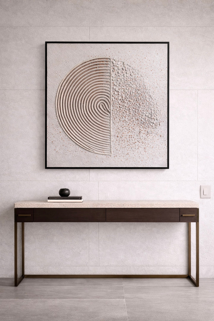 Harmonic Circles Canvas Wall Art