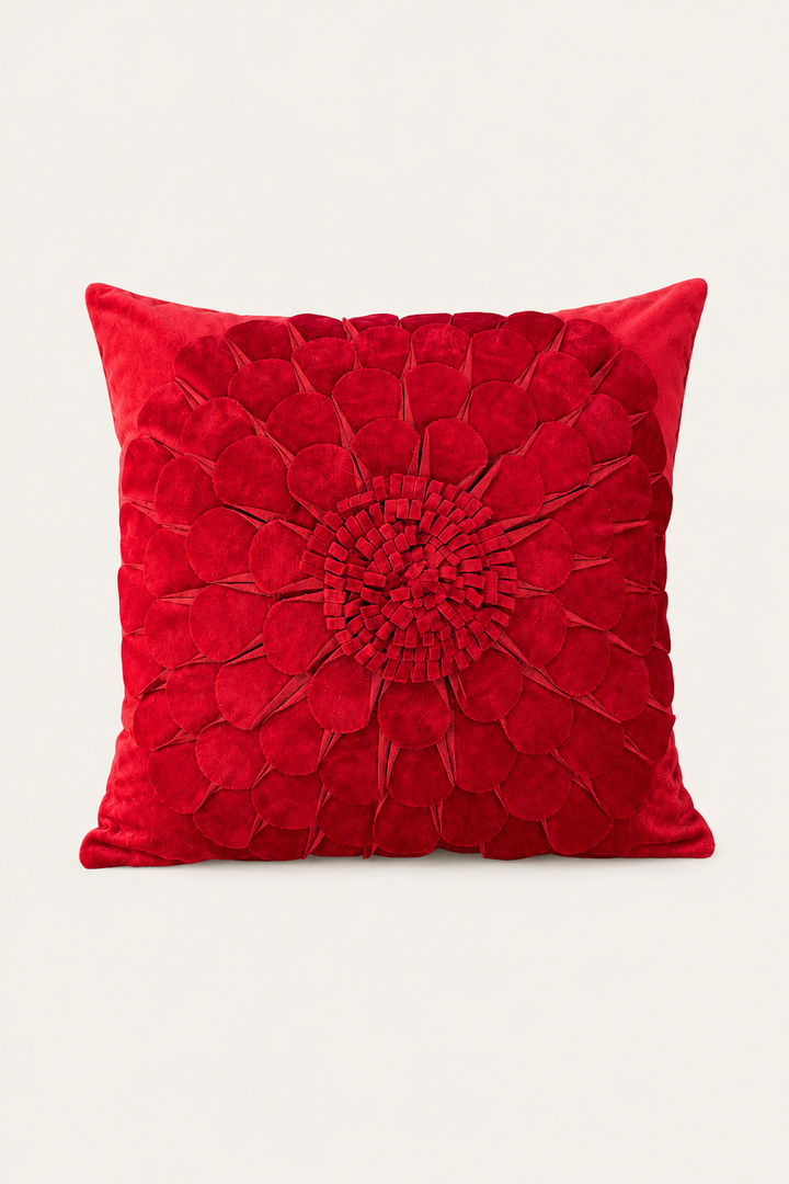 Petalia Bloom Velvet Cushion Cover
