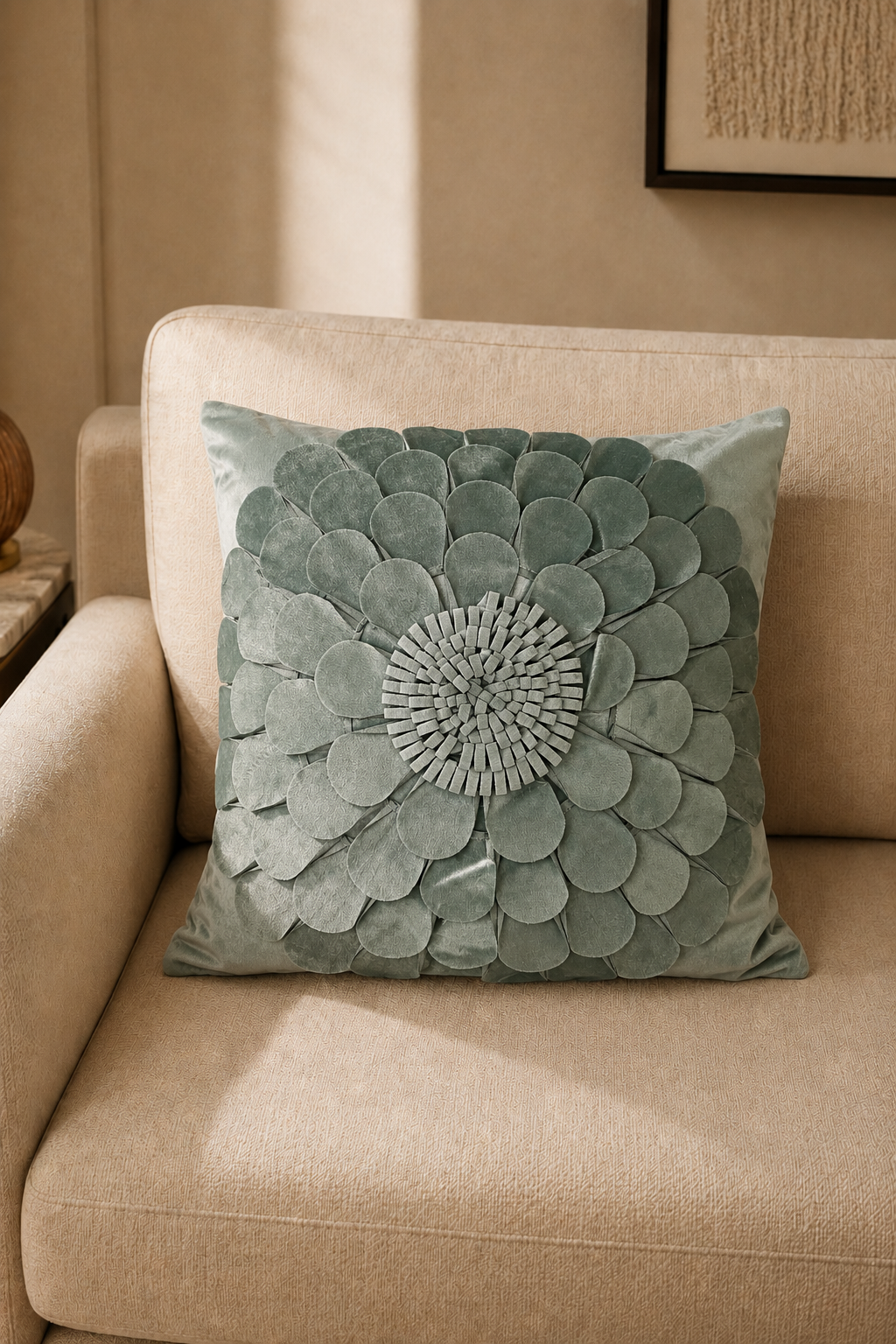 Petalia Bloom Velvet Cushion Cover