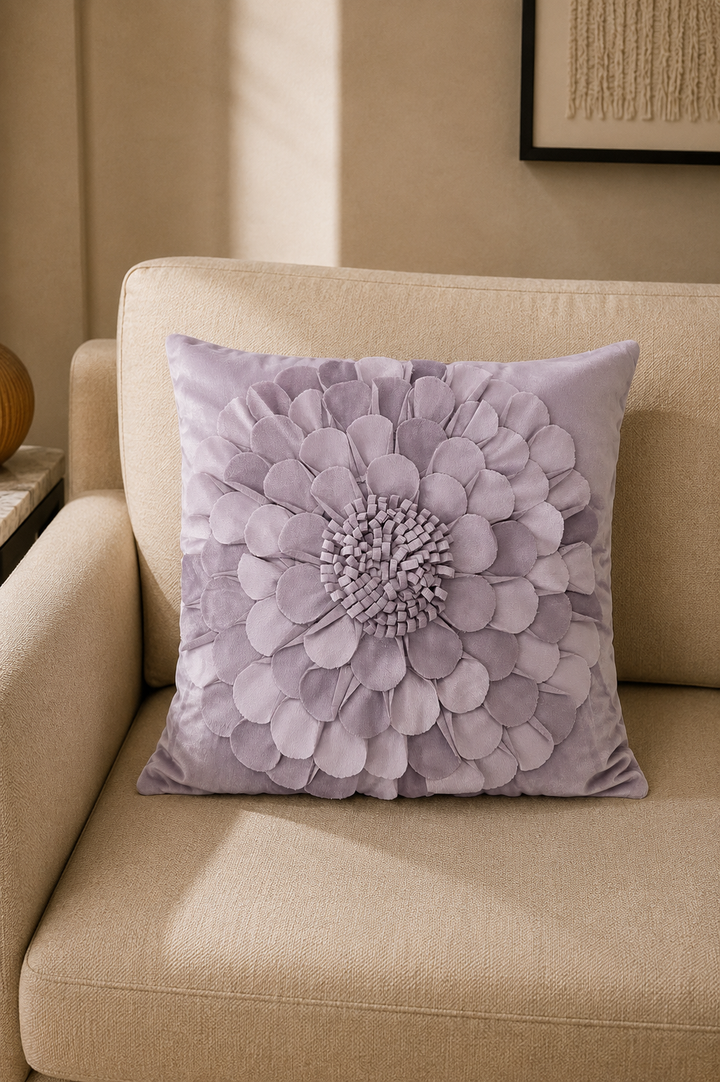 Petalia Bloom Velvet Cushion Cover