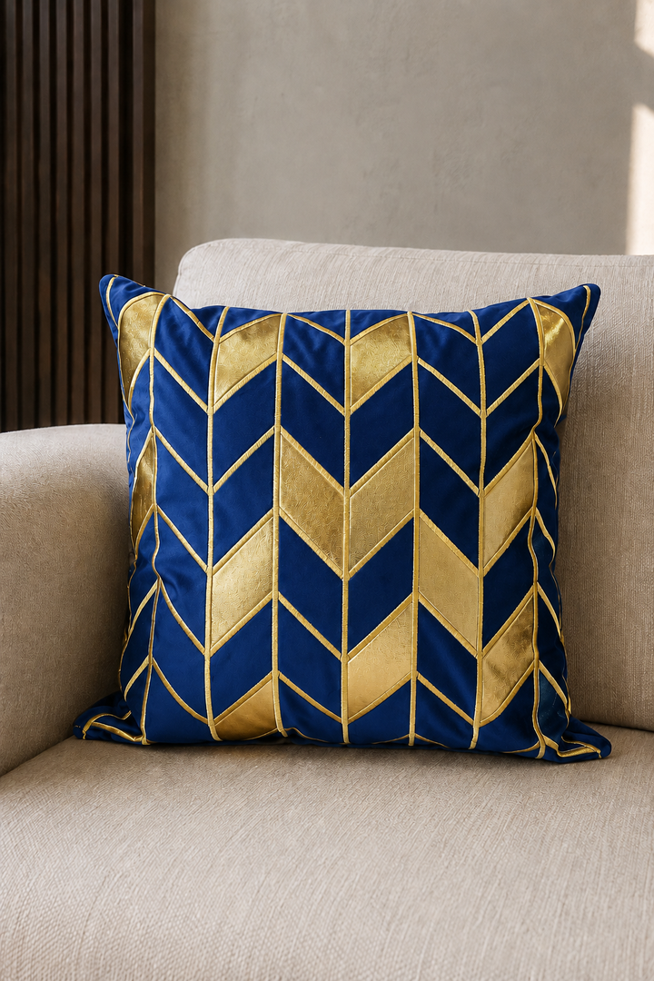 Chevron Velvet Cushion Cover
