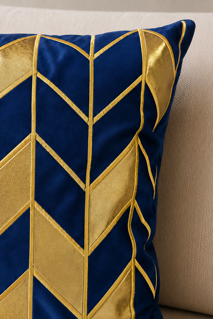 Chevron Velvet Cushion Cover
