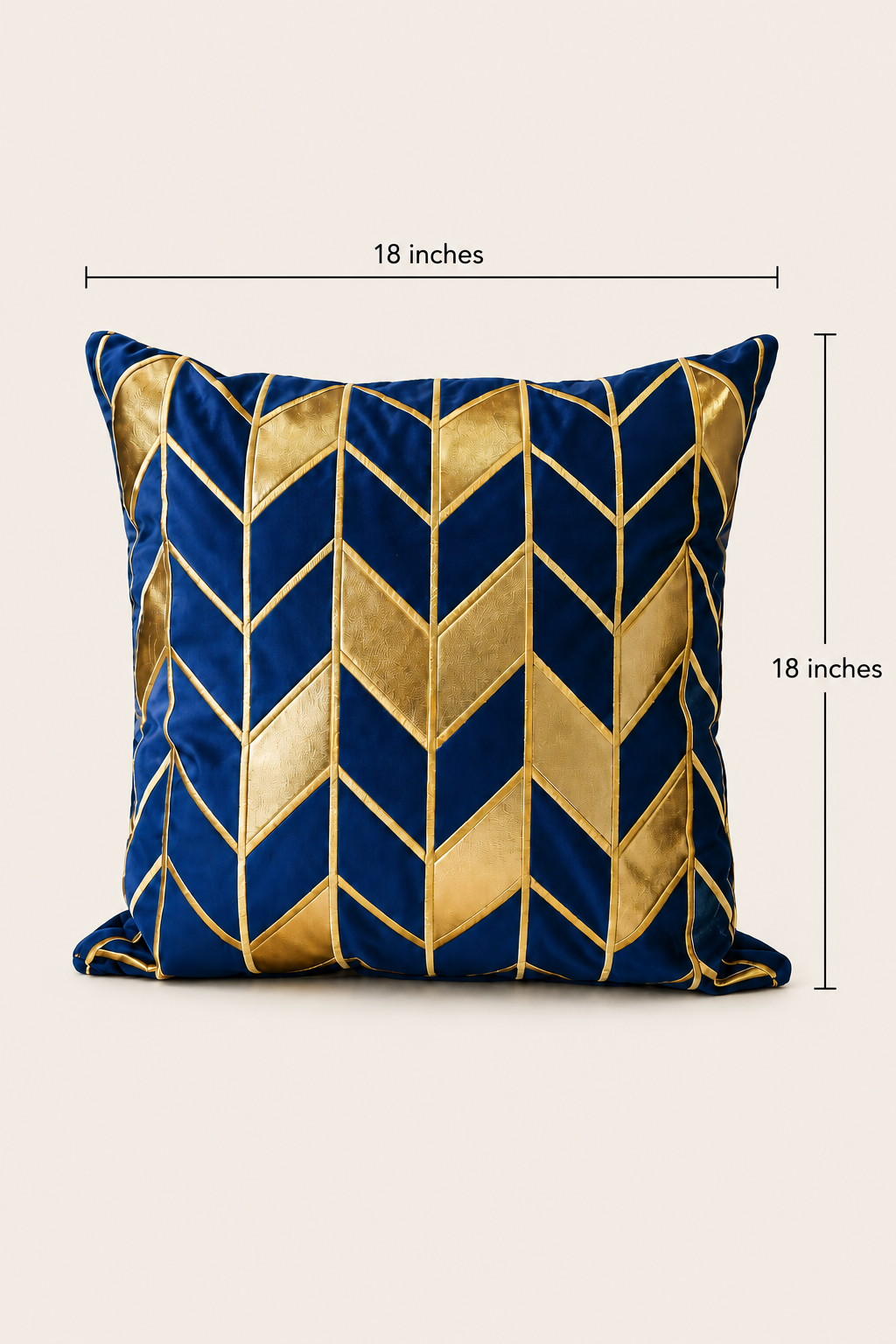Chevron Velvet Cushion Cover